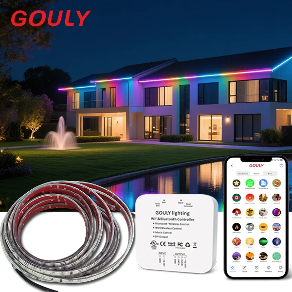 DC24V IP20 IP67 RGB Smart LED Strip Lights