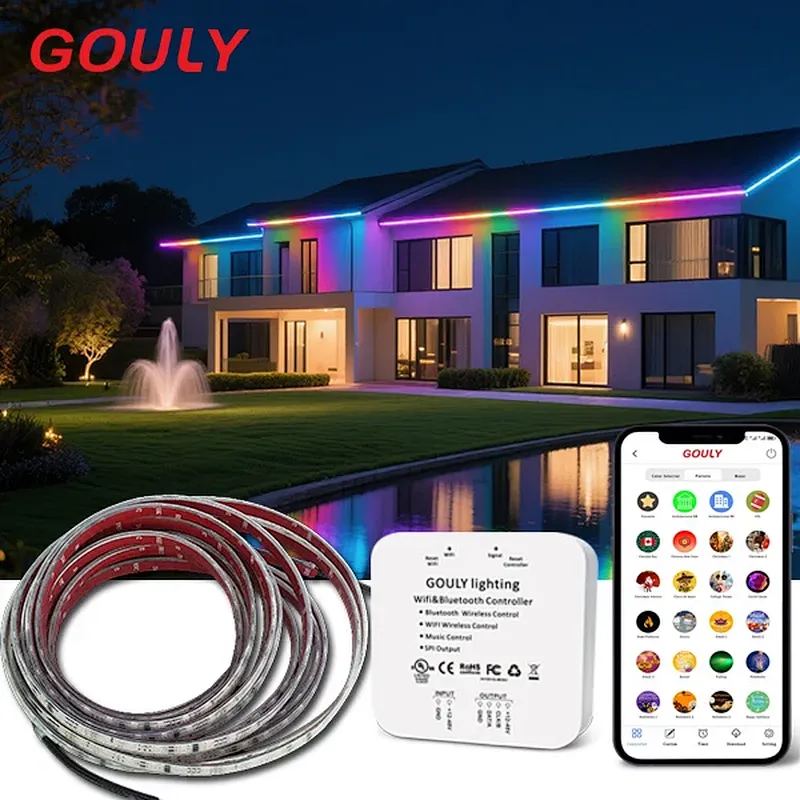 DC24V IP20 IP67 RGB Smart LED Strip Lights